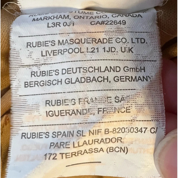 Rubie’s Light Brown Teddy Bear Onesie Pajamas Costume. Size L/XL. - Picture 15 of 16